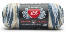Red Heart Granny Squares - Aran Soft Sky